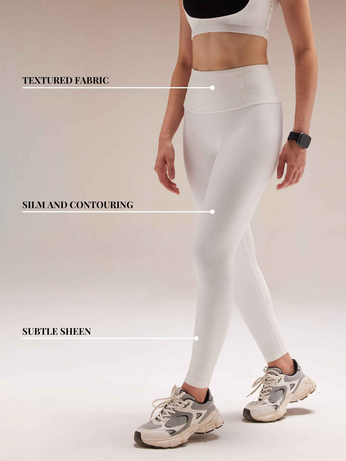 Cava Women's Leggings | Porcelain Mirage - XS