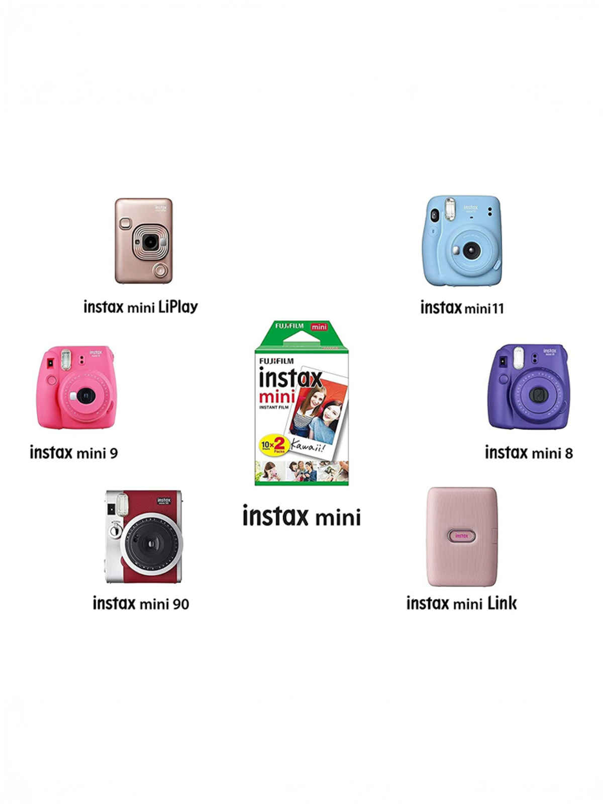 Fujifilm Instax Mini Instant Camera Film- 10 sheets