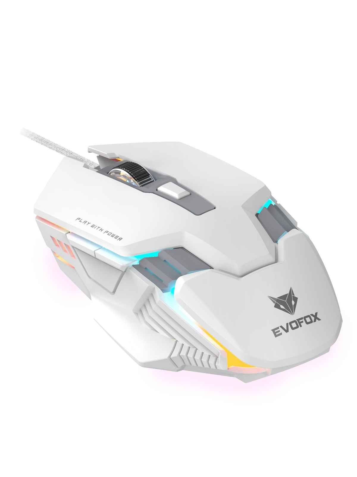 EvoFox Spectre Gaming Mouse USB - White
