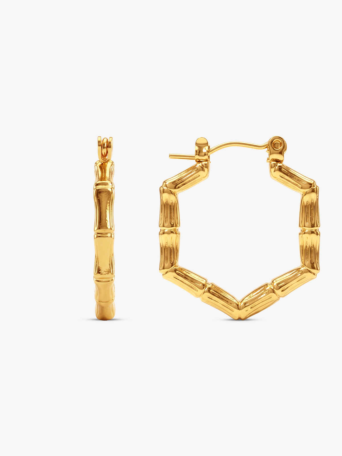 OnnMe By Giva Good Choice Gold Plated Hoop Earrings | Waterproof And Anti-Tarnish | OMER0165