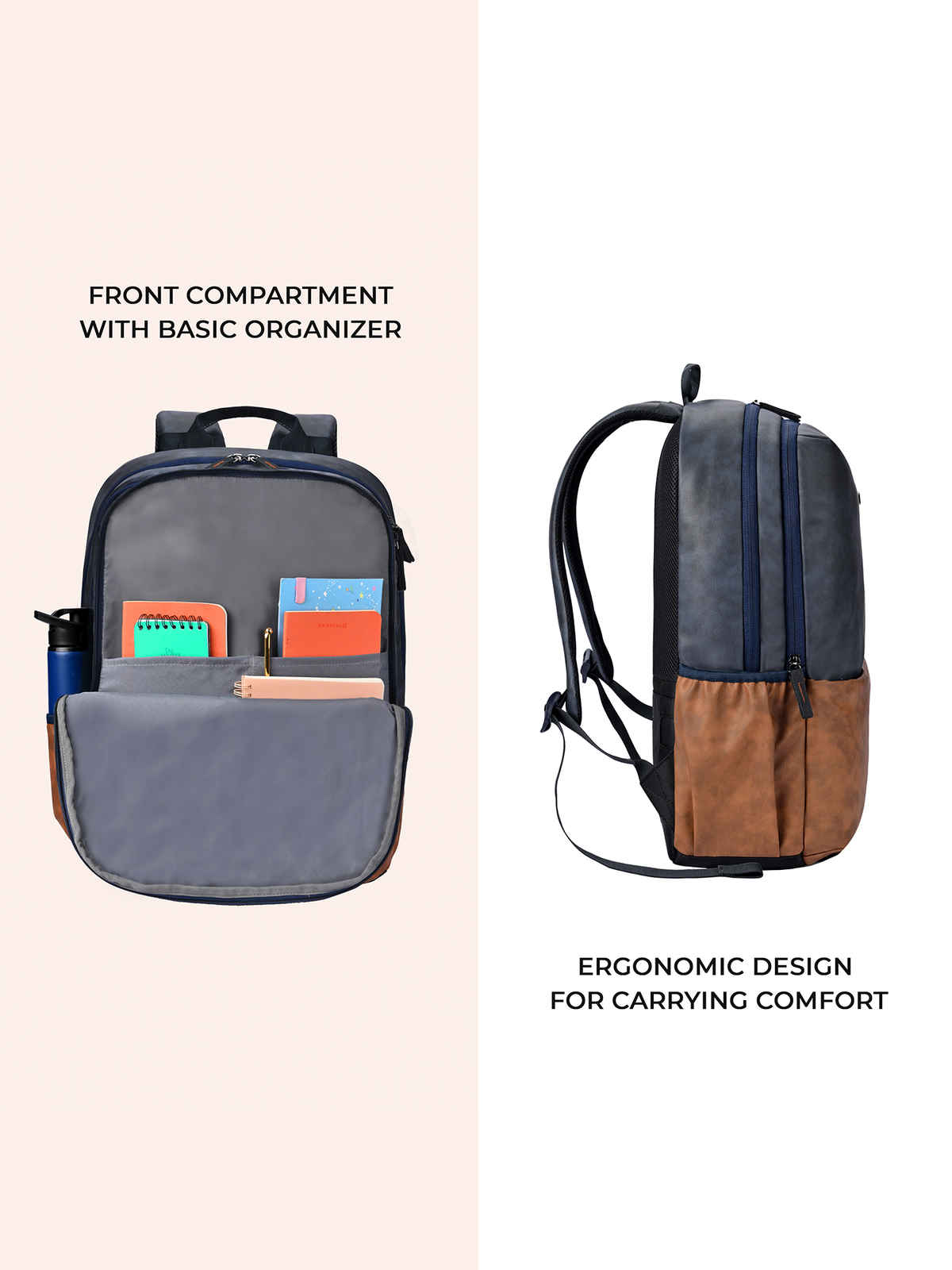 Gear Uber Leatherite Lbp - Navy Tan
