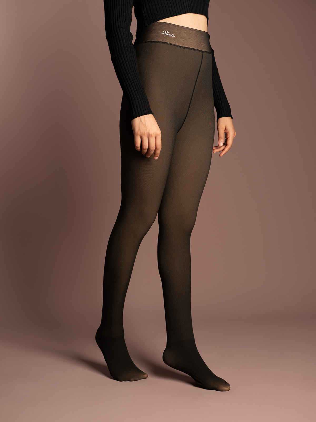 Theater Women Sheer Fur Stockings S - XXL (24 - 42 In)