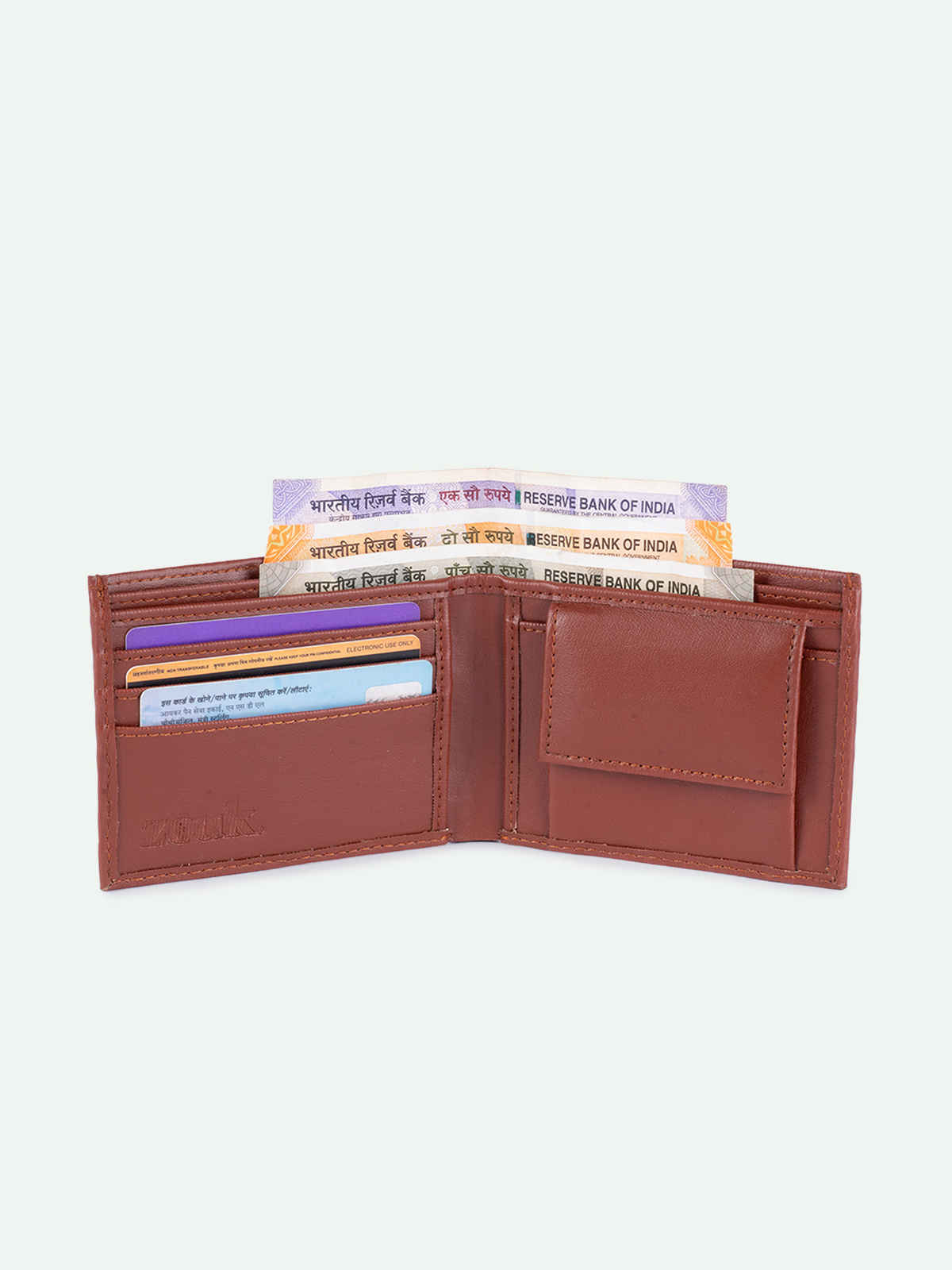 ZOUK Men's Classic Sleek Wallet | Charcoal Abyss
