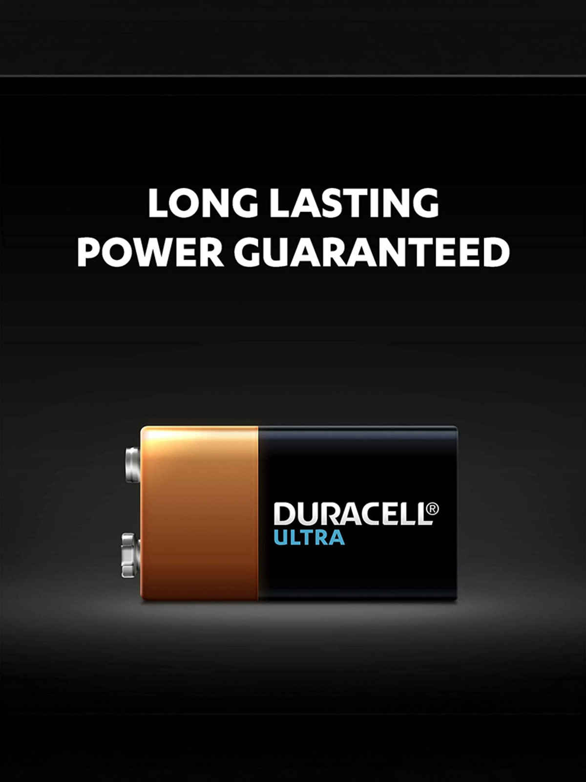 Duracell Ultra 9V Battery, Pack of 1, High-Drain Devices, Smoke Alarm, Radio, Smoke Detector