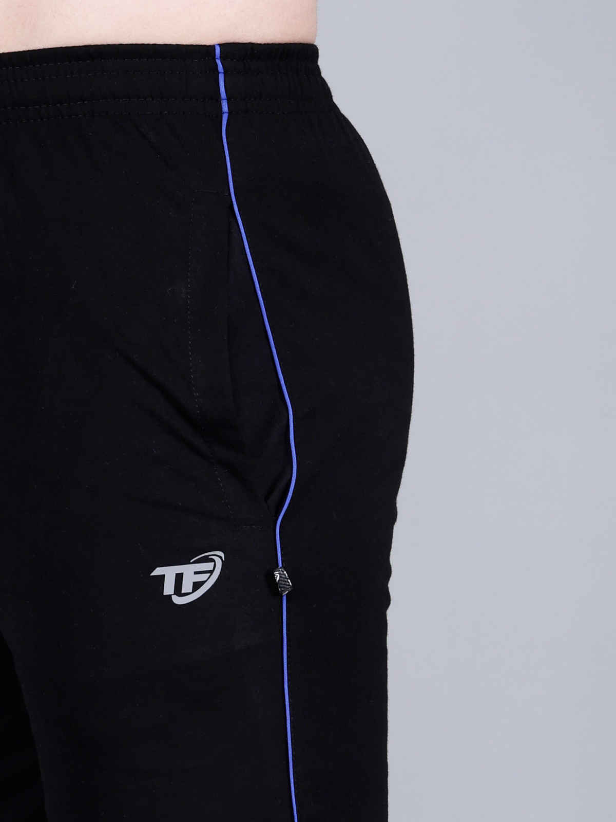 Texfro Men's Solid Knee Length Relaxed & Regular Shorts with Side Pockets | Black - L
