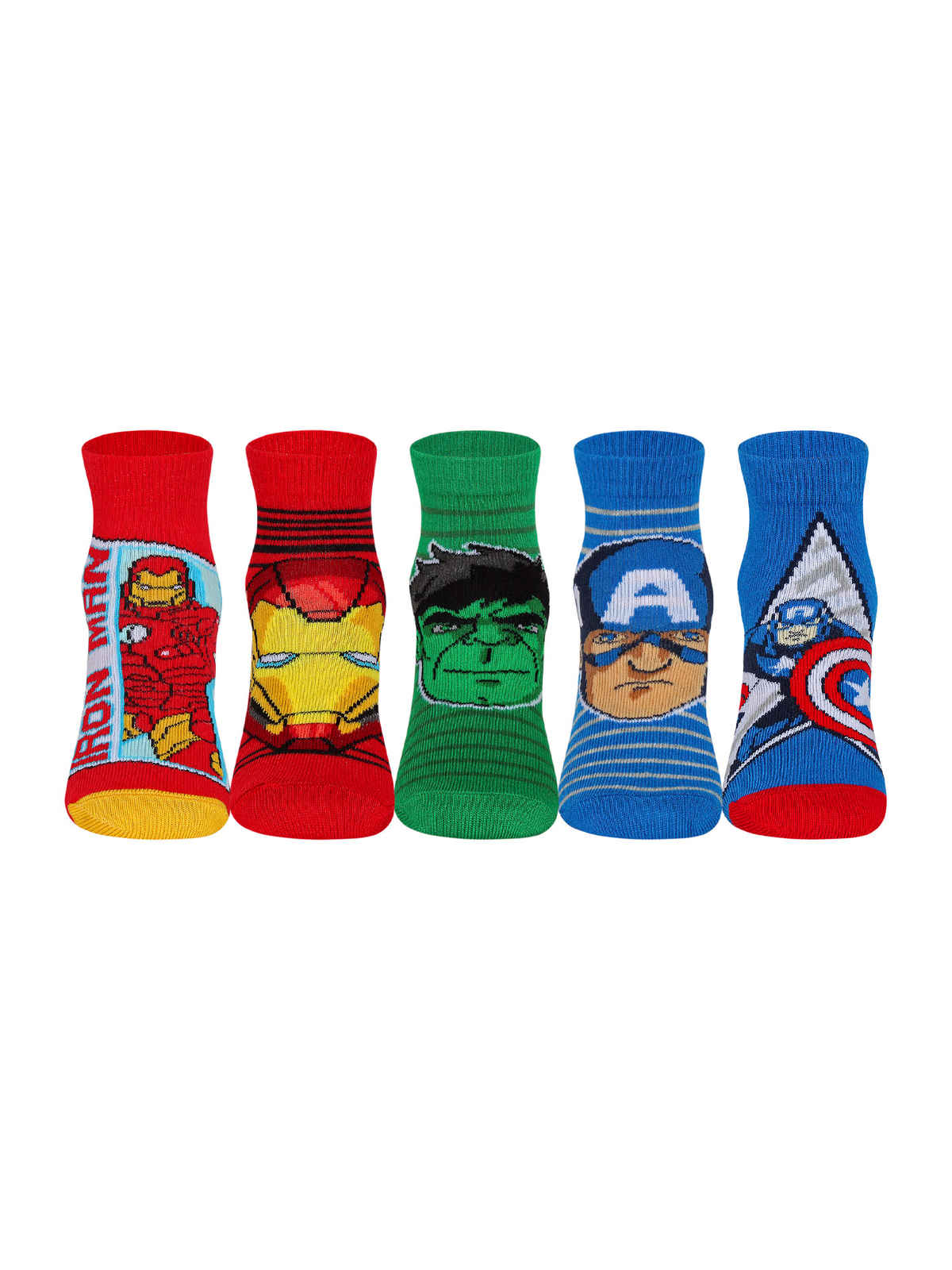 Supersox Boy's Combed Cotton Ankle Socks | Assorted | 5 - 6 years