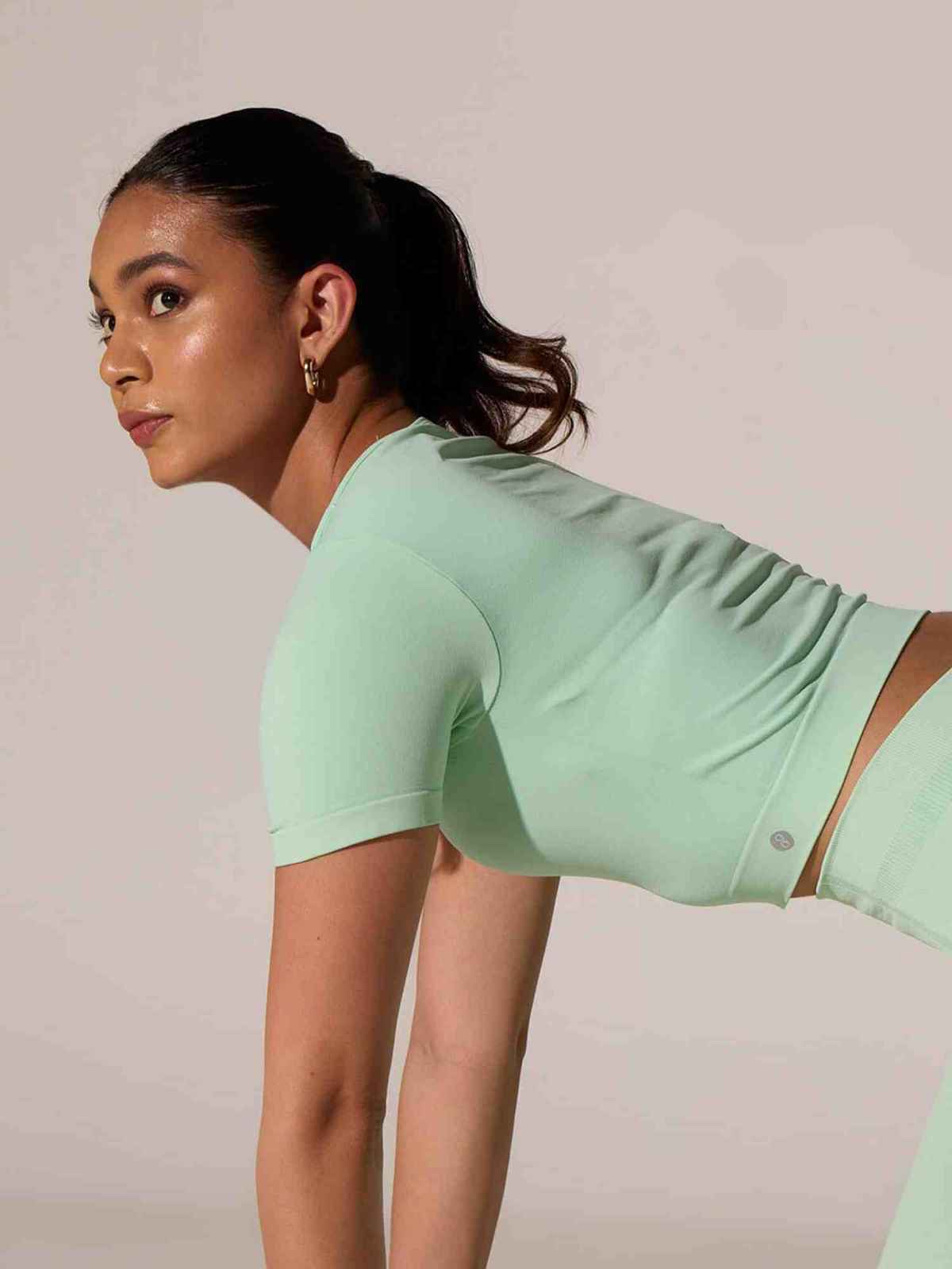 Cava Women's Sculpt Tee Seamless | Mint - M
