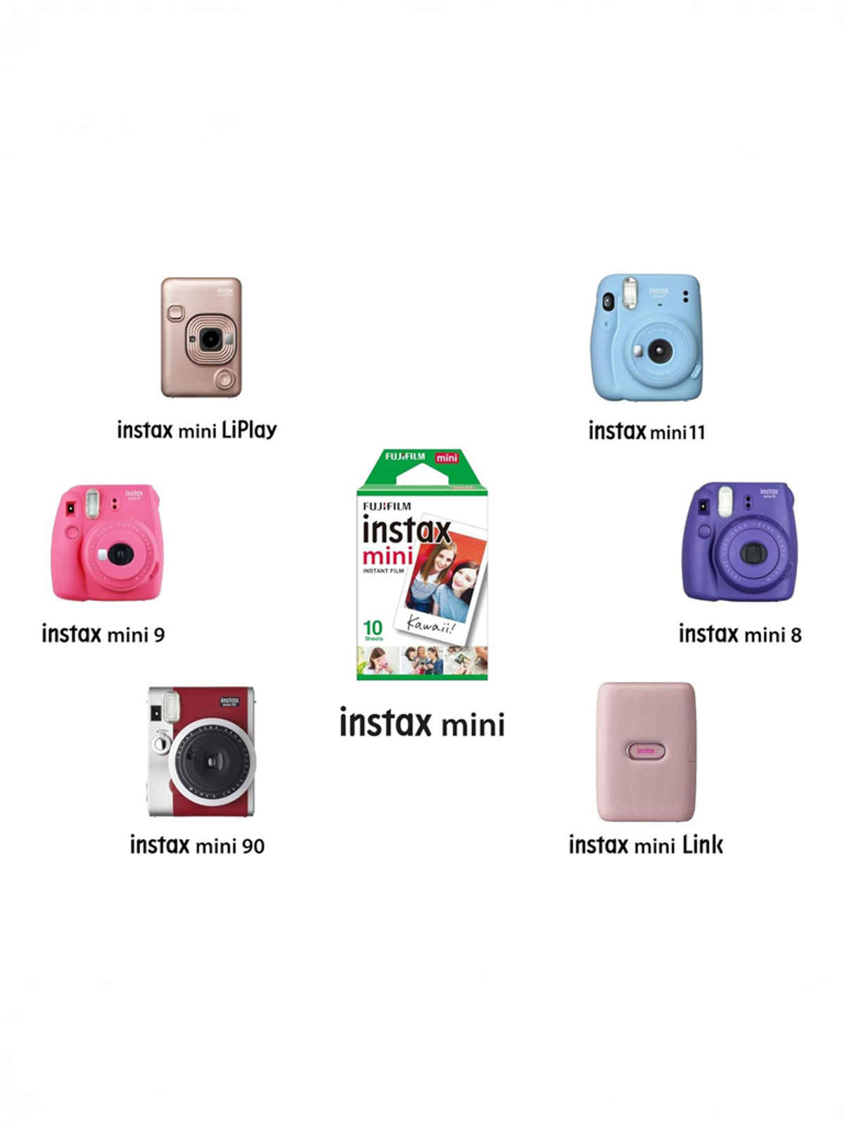 Fujifilm Instax Mini Instant Camera Film- 10 sheets