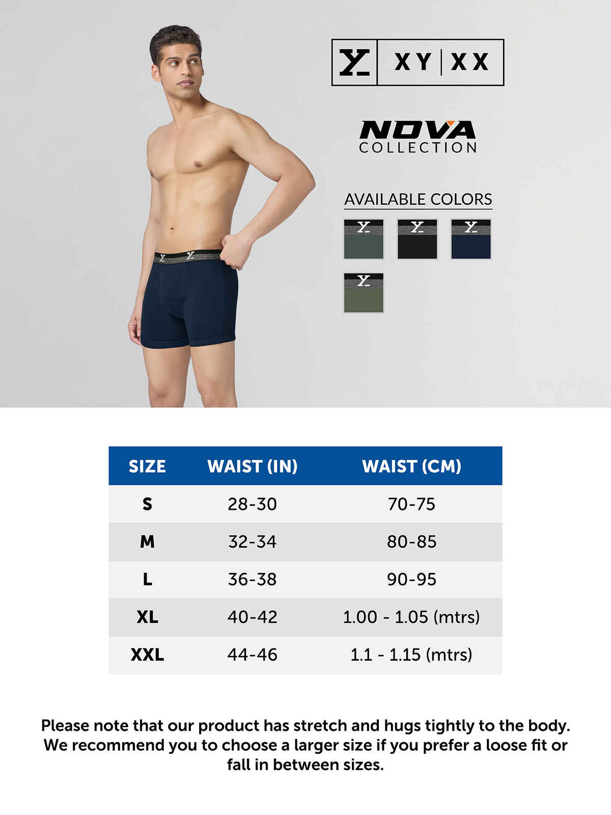 XYXX Men's Cotton Solid Boxer Briefs Pack of 1, Olive Green|XXL