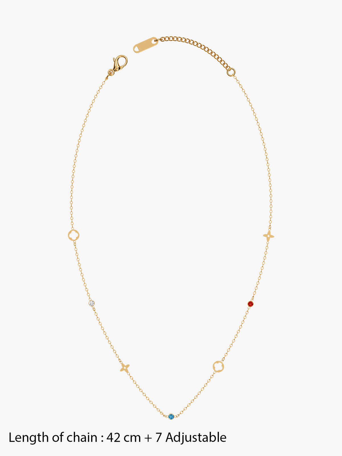 OnnMe By Giva Daily Dose Gold Plated Necklace | Waterproof And Anti-Tarnish | OMNE0138