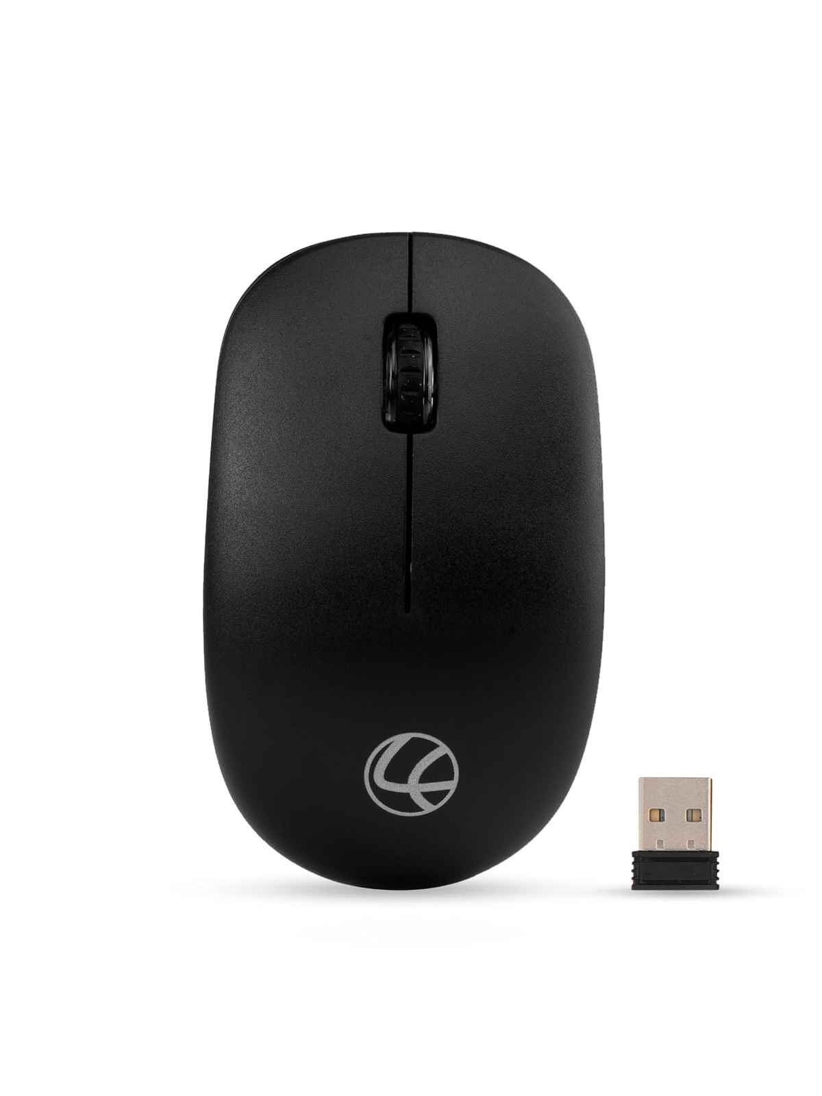 Lapcare Safari Iii B Wireless Mouse-2.4Ghz & Upto 1600 Dpi With Duracell Battery & 3 Year Warranty - Black