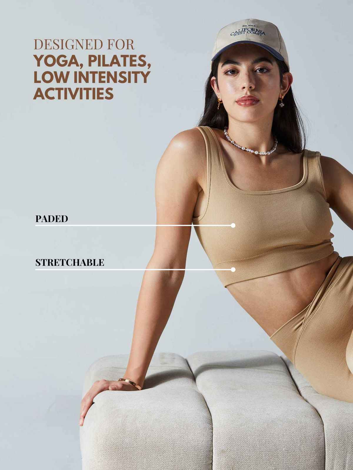 Cava Women's Sports Bra Aspire | Nude - XL