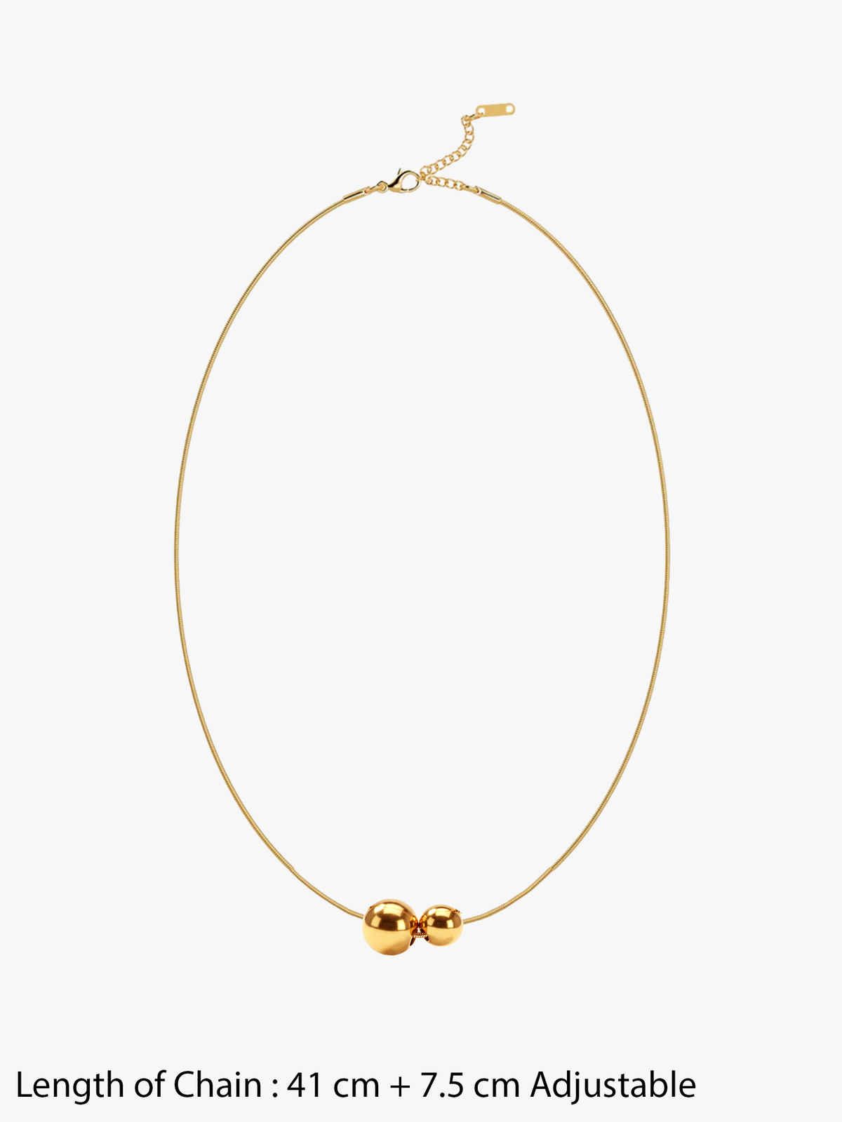 OnnMe By Giva Zero Regrets Gold Plated Necklace | Waterproof And Anti-Tarnish | OMNE0136