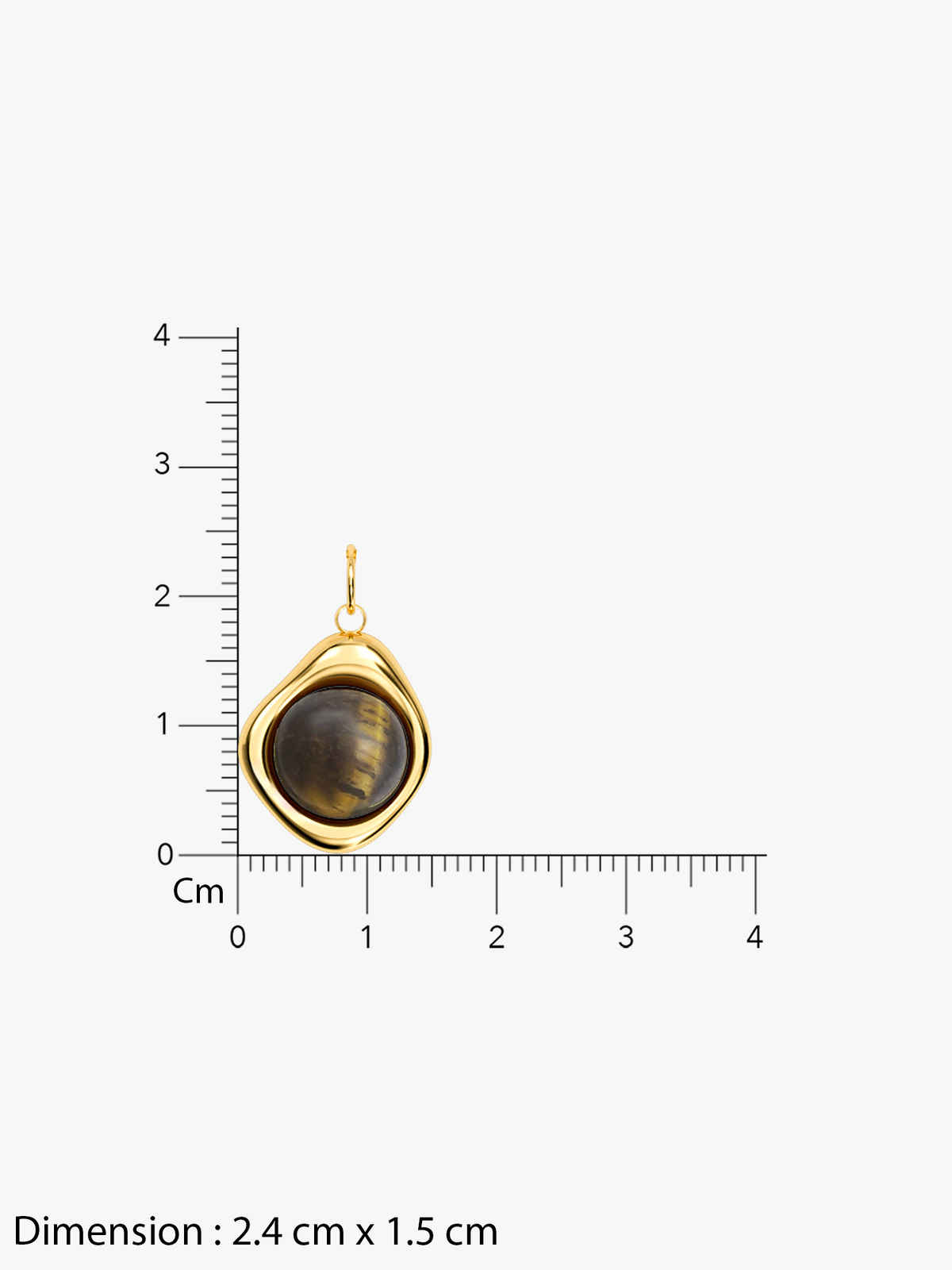 OnnMe By Giva Oops Mine Gold Plated Pendant | Waterproof And Anti-Tarnish | OMNE0139