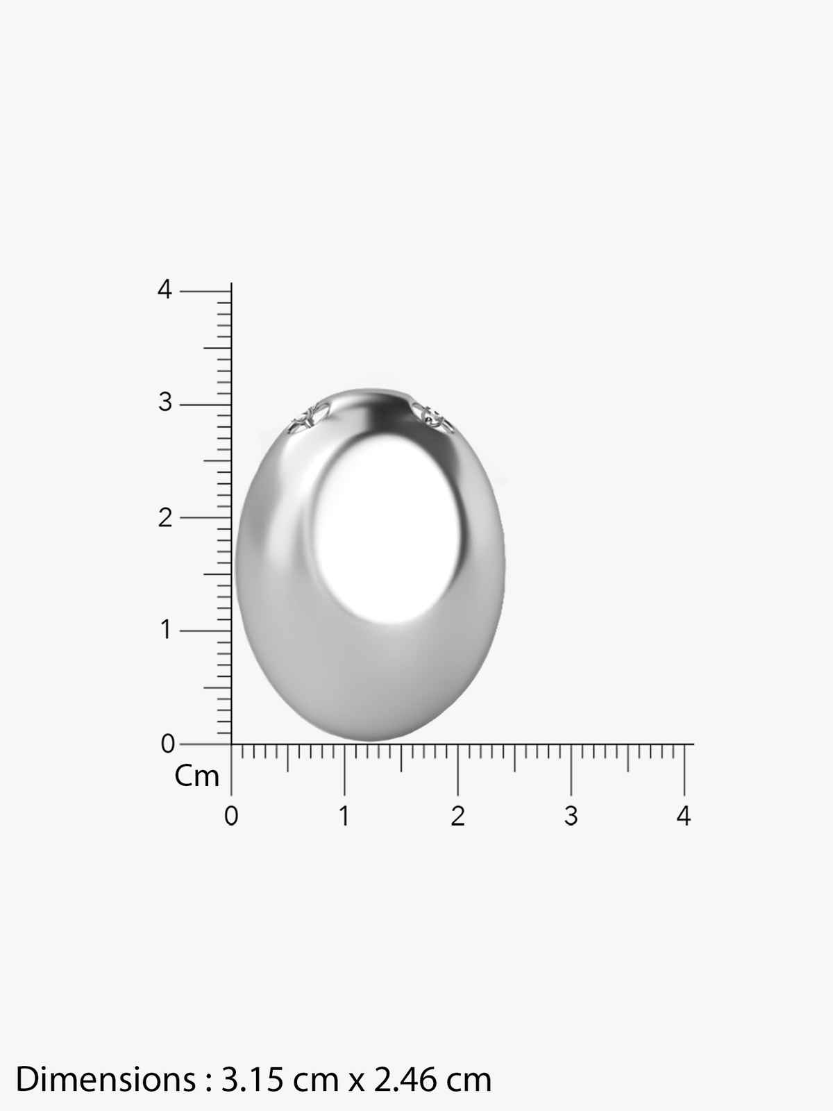 OnnMe By Giva Classic Catch Rhodium Plated Necklace | Waterproof And Anti-Tarnish | OMNE0134