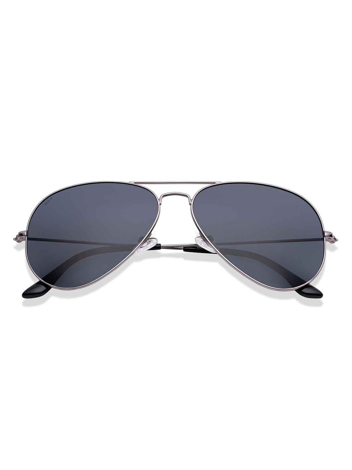 Grey Gunmetal Full Rim Aviator Vincent Chase VC Sun Metal VC S17516 Sunglasses