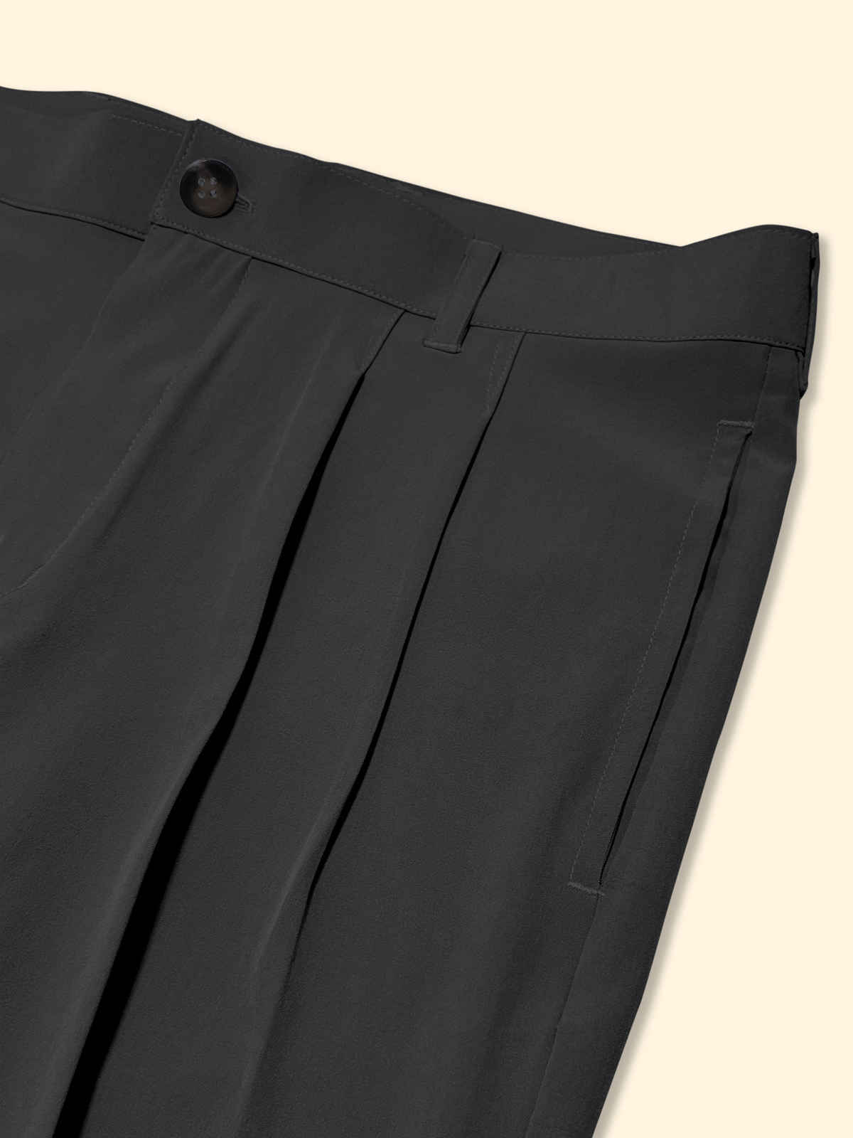 FTX Men's Relaxed Fit Lycra Blend Korean Trouser | Dark Grey - 26