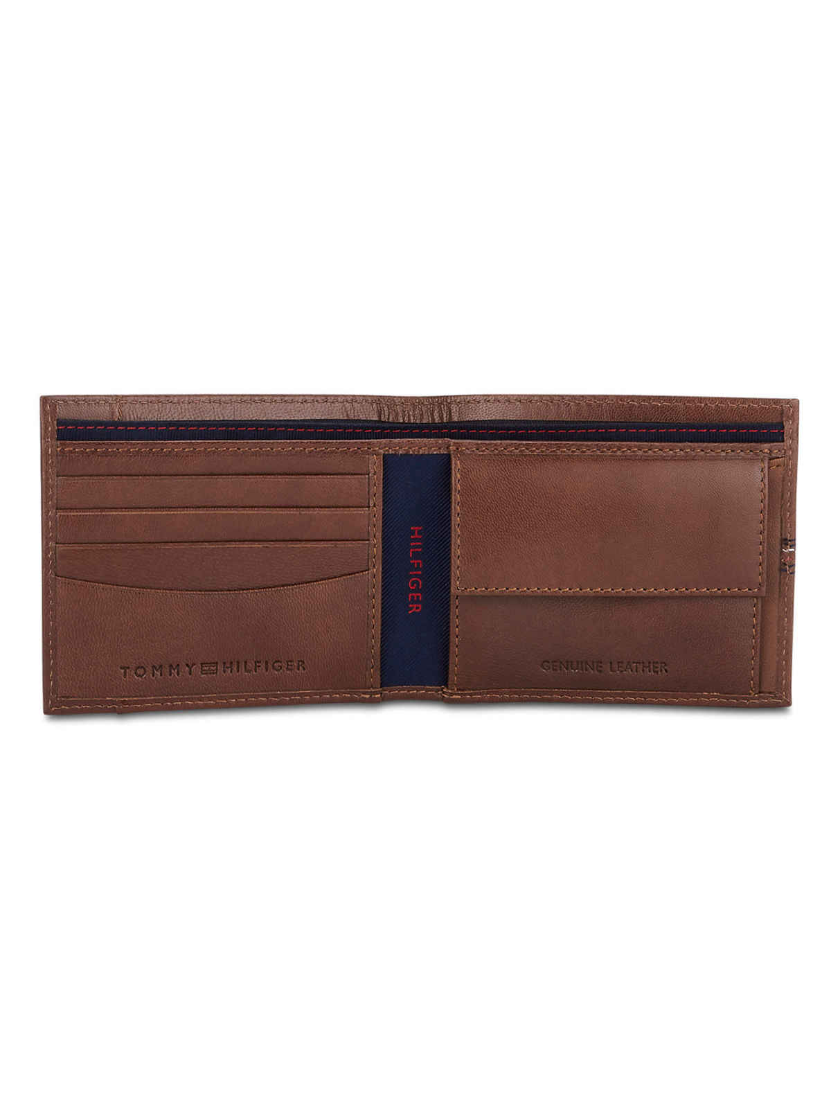 Tommy Hilfiger Enoch Global Coin Wallet  (1pc) & Timex Men'S Round Dial Analog Watch |  Silver (1pc) Combo