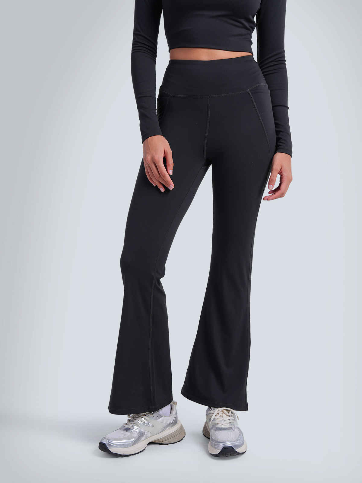 Cava Athleisure Women's Tall Sculpt Bootcut Leggings | Yoga Pant | Black - XS