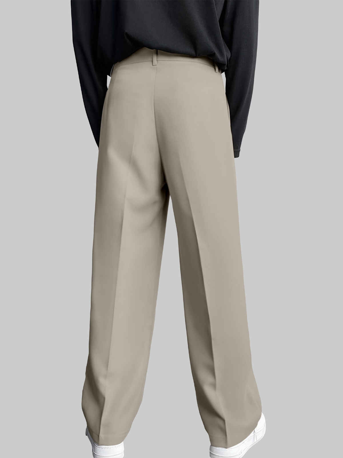 FTX Men's Relaxed Fit Lycra Blend Korean Trouser | Olive - 30