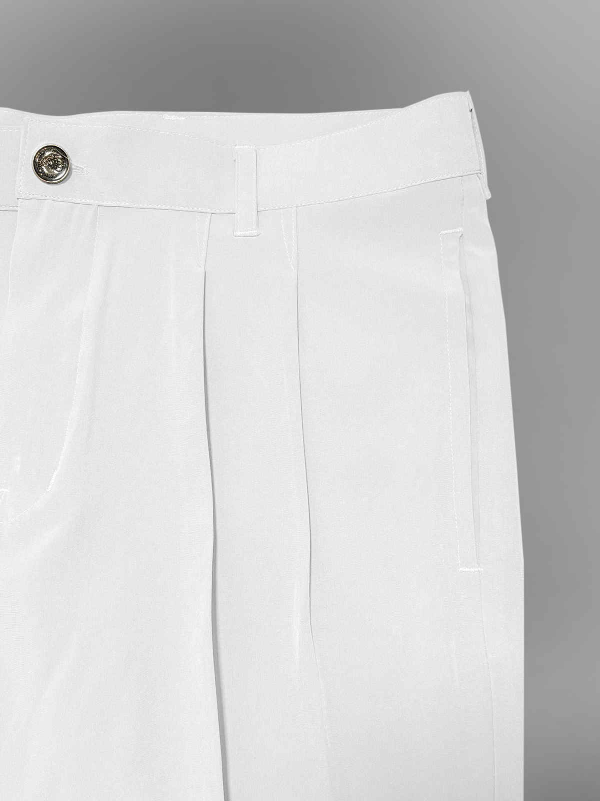 FTX Men's Relaxed Fit Lycra Blend Korean Trouser | White - 28