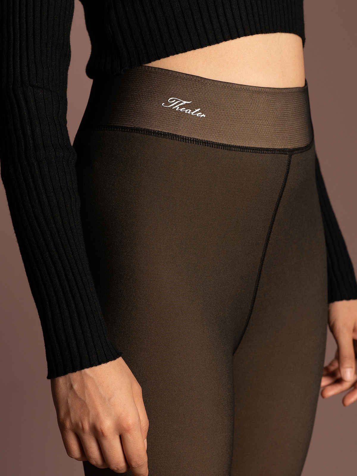 Theater Women Sheer Fur Stockings S - XXL (24 - 42 In)