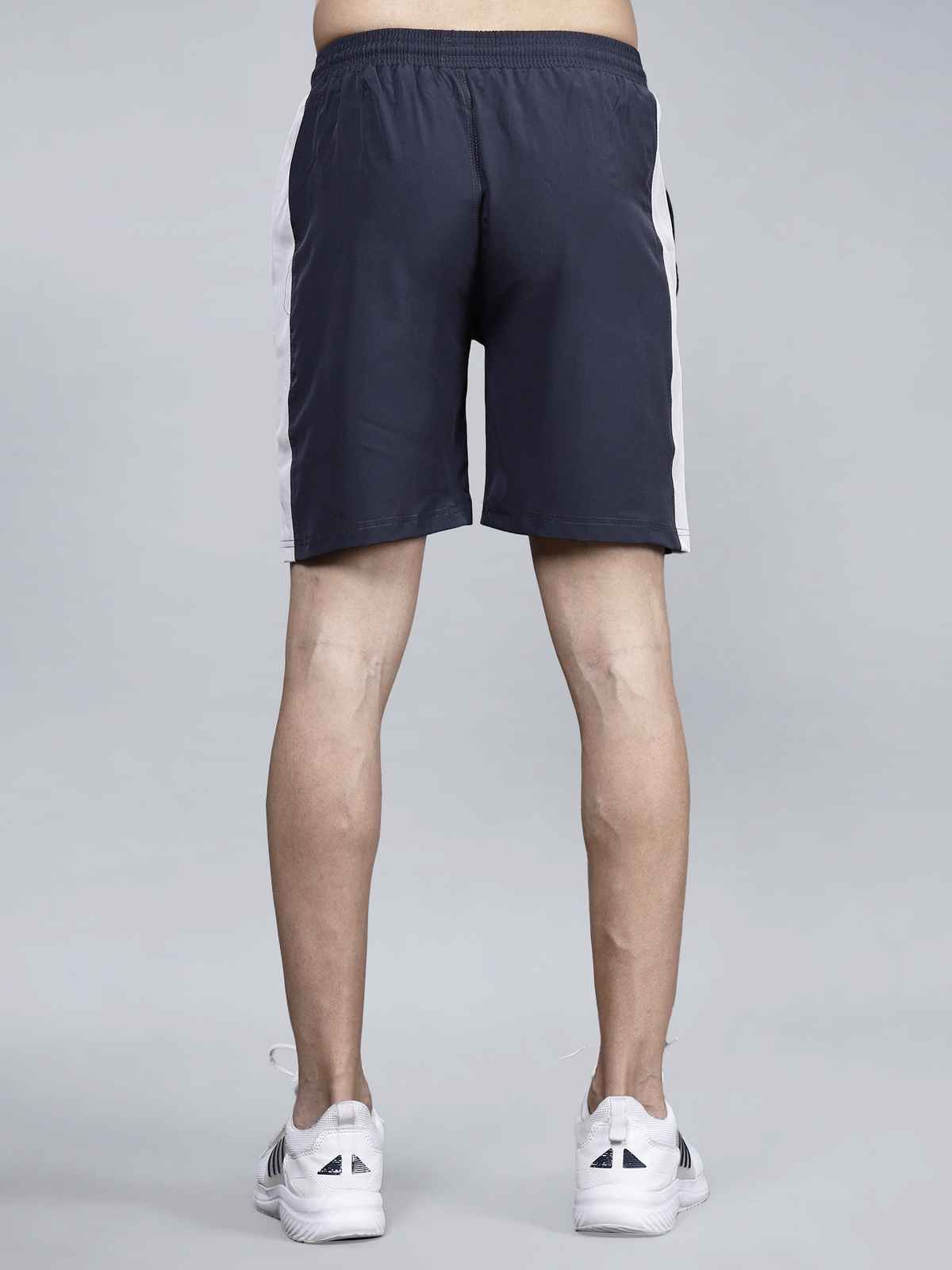 Texfro Men's Solid Knee Length Sports & Regular Shorts with Side Pockets - Grey | L