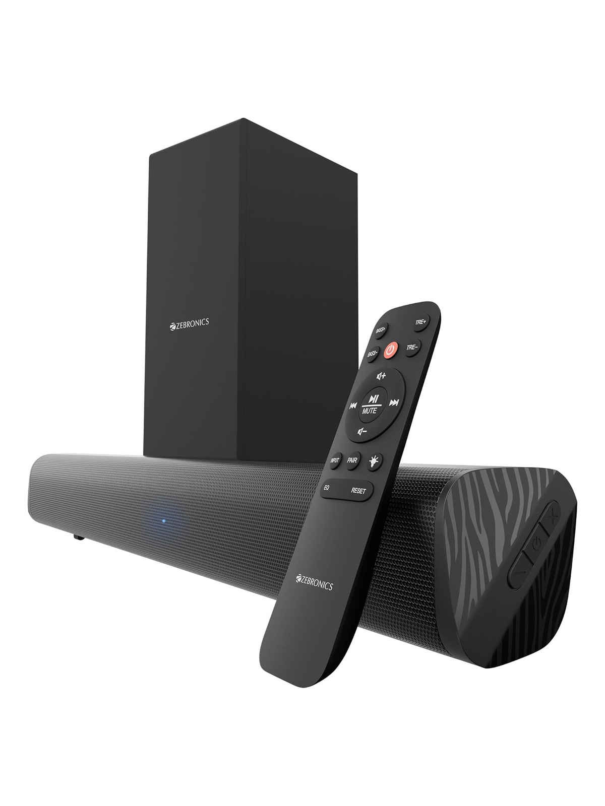 Zebronics Juke Bar 200A 90W compact soundbar with subwoofer, HDMI ARC