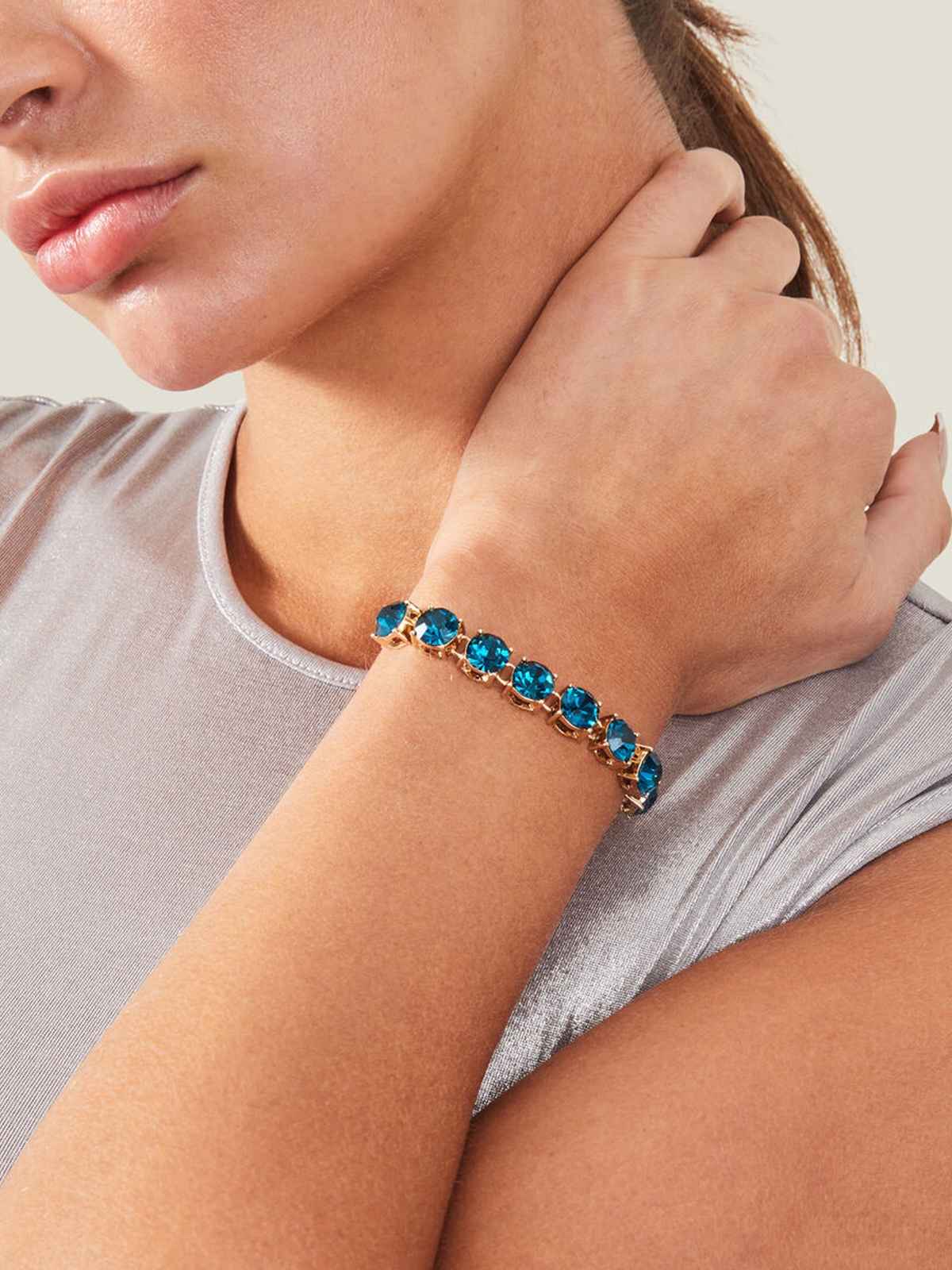 Accessorize London Women Crystal Friendship Bracelet