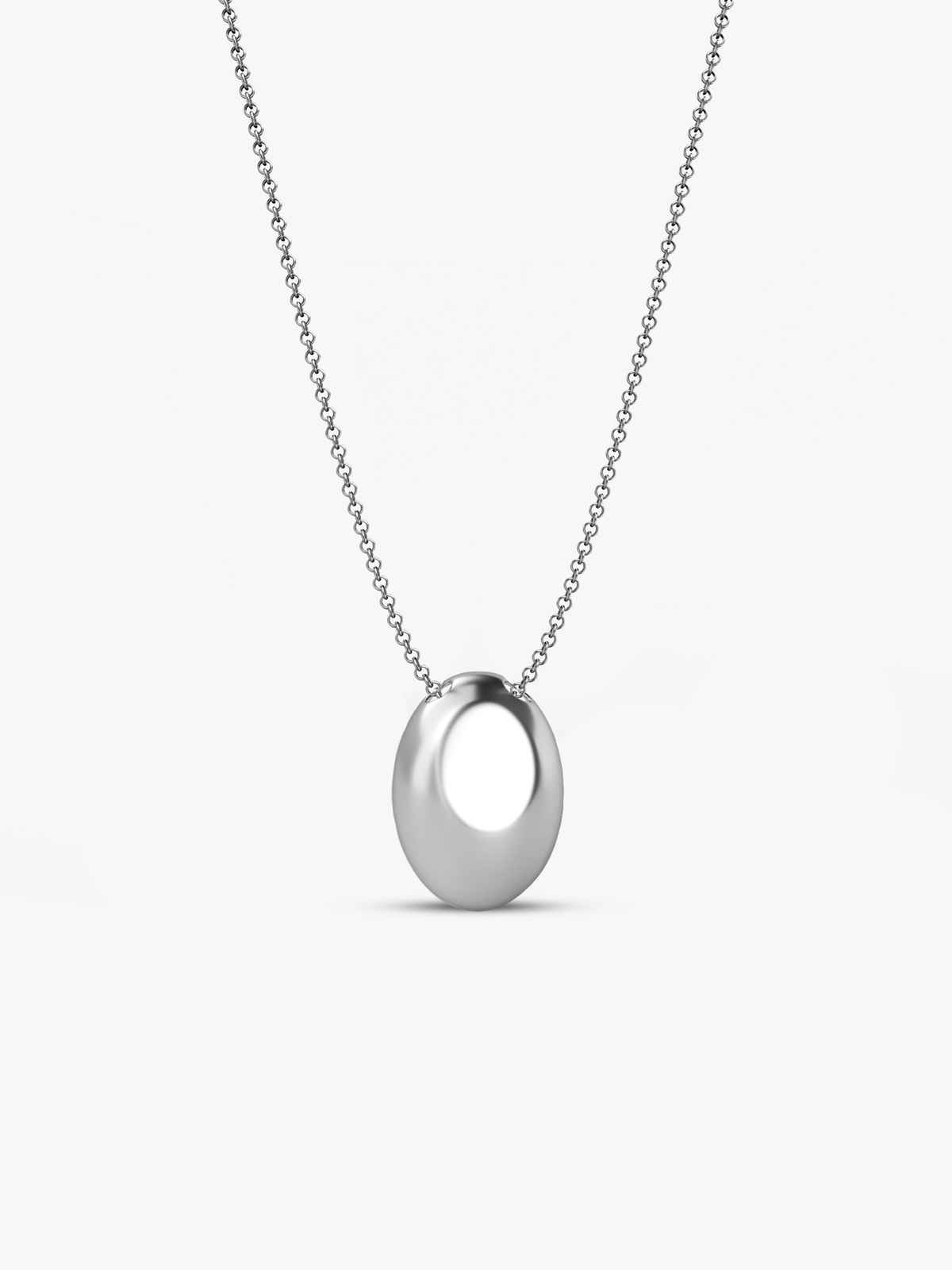 OnnMe By Giva Classic Catch Rhodium Plated Necklace | Waterproof And Anti-Tarnish | OMNE0134