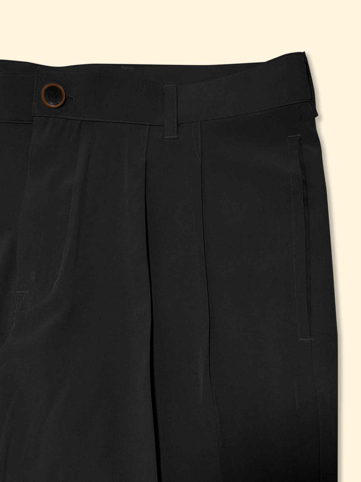 FTX Men's Relaxed Fit Lycra Blend Korean Trouser | Black - 30