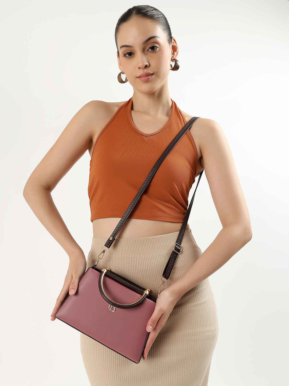 Legal Bribe Women's D Style Sling Bag | LB2027 | Pink