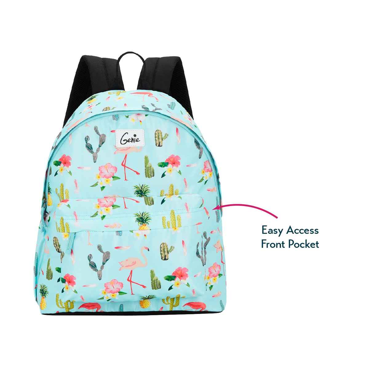 Genie Flamenco Backpacks For Women | 14 Inch | Trendy Casual College Bag