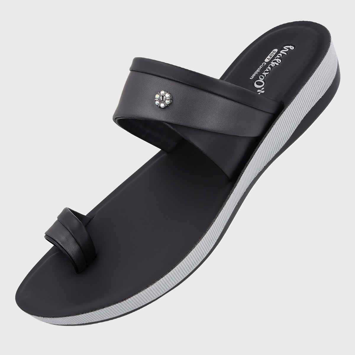 Walkaroo Women's Daily Wear Sandals-WE2358 Black UK6