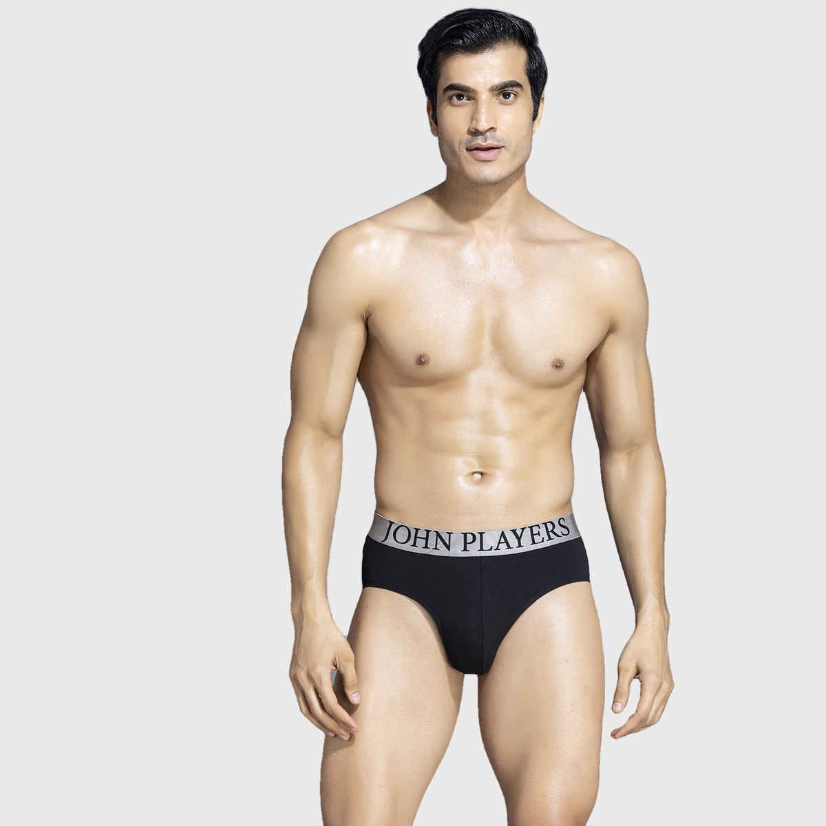 John Players Men's Cotton Brief | (JBF045M13) | Black - S