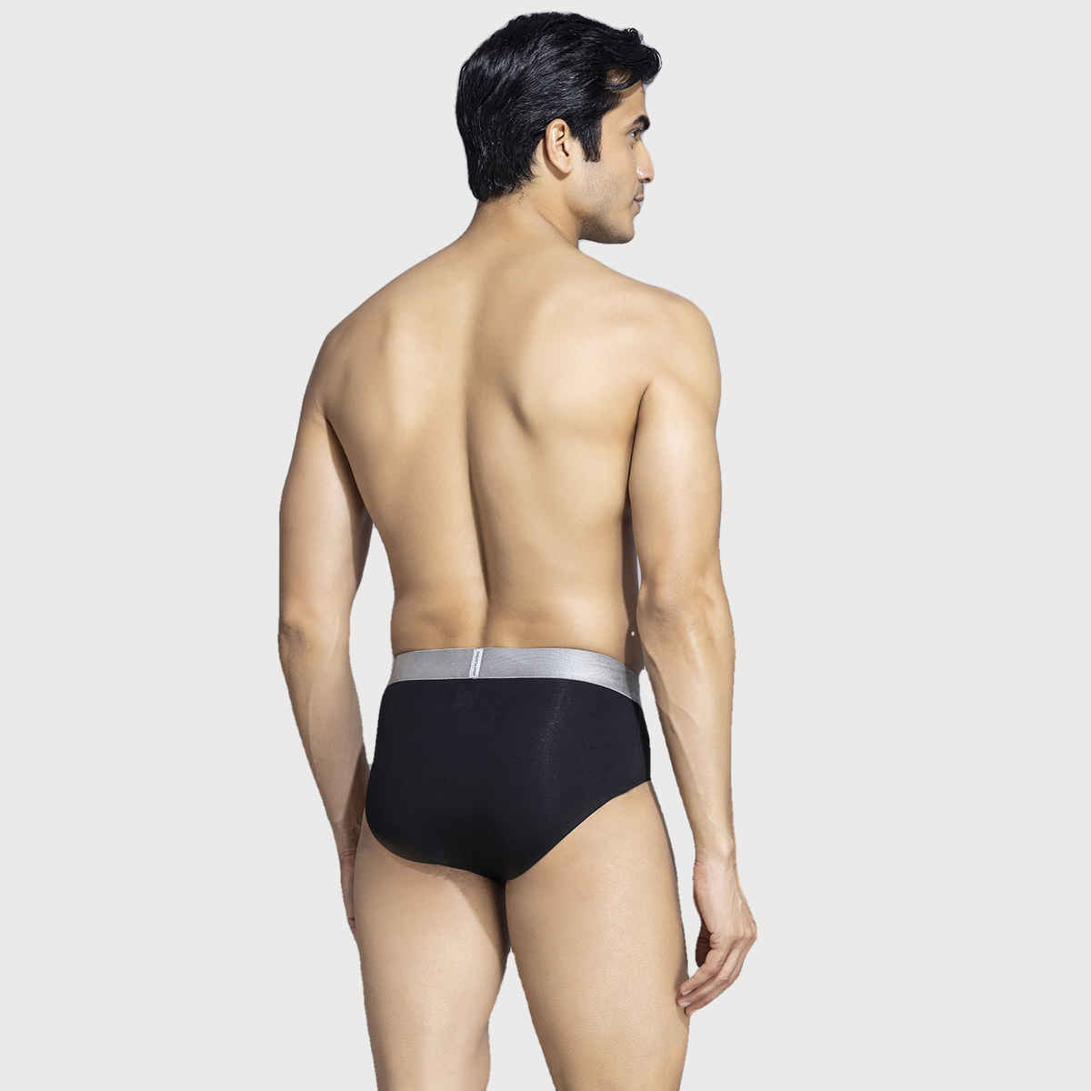 John Players Men's Cotton Brief | (JBF045M13) | Black - S