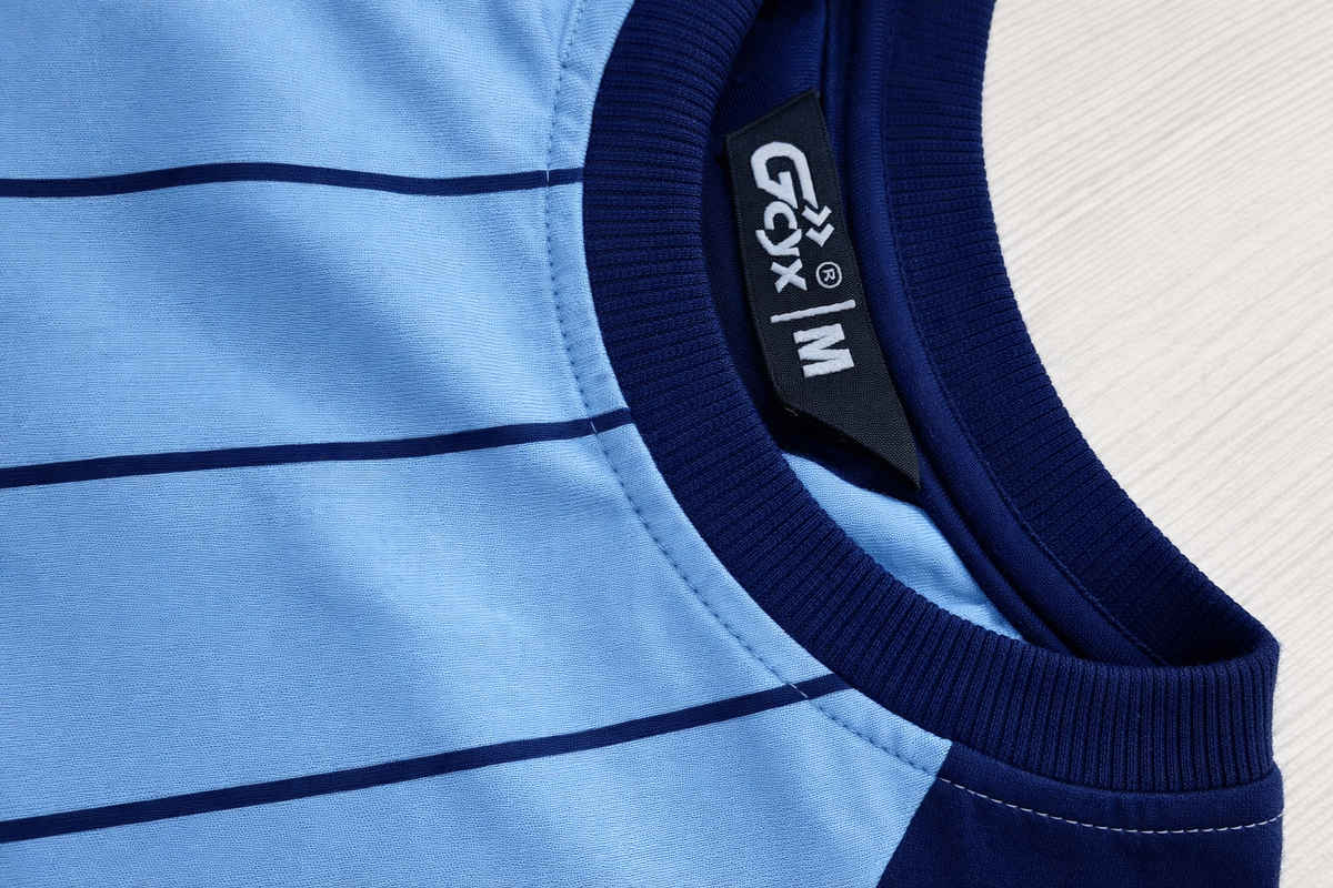 Gcyx Men's Over Size T Shirt Soul Raglan | Blue - M