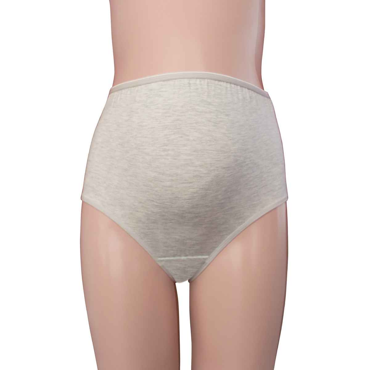 Clovia Cotton Maternity High Waist Hipster(Grey - M) Panty