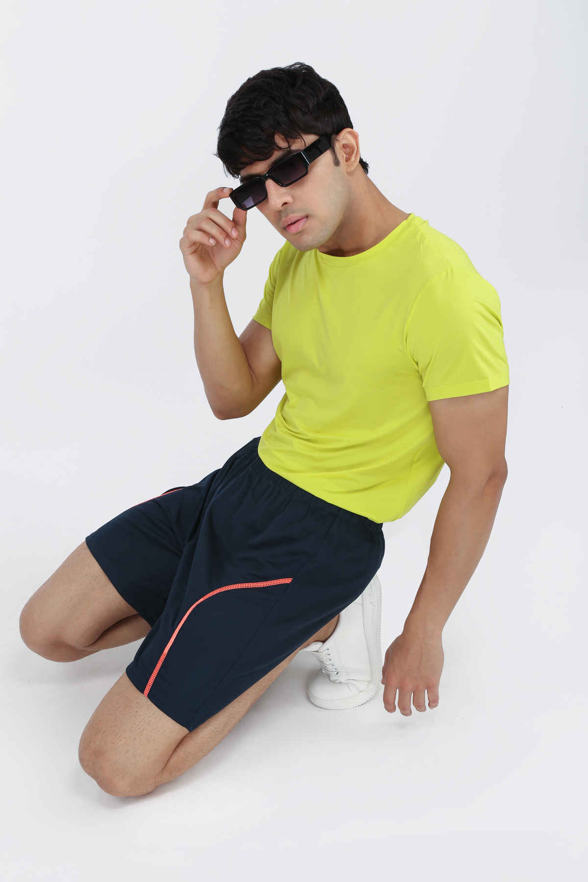 Dida Men's Sports Short | Regular Comfortable Stretchable Dry-Fit - M | Navy