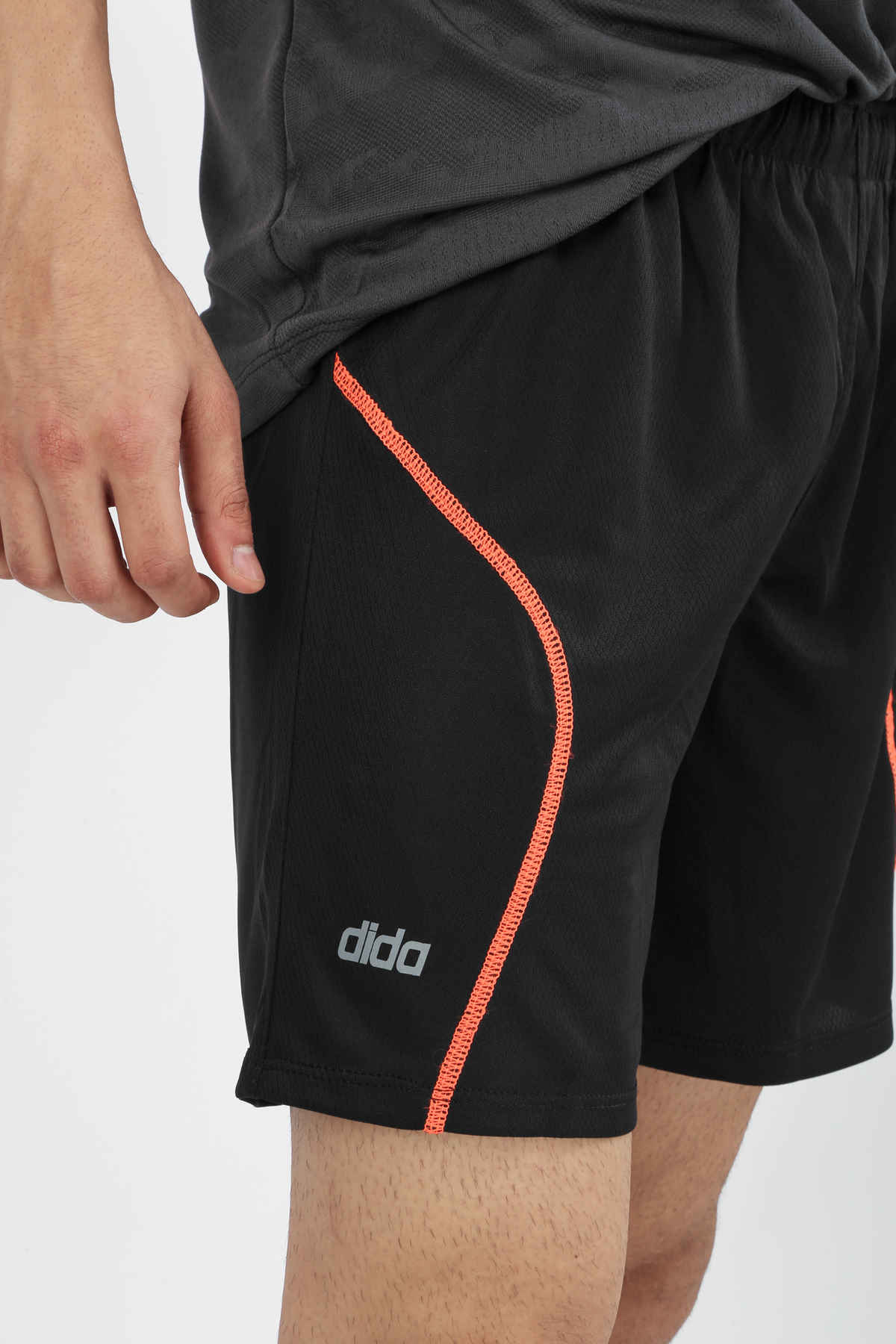 Dida Men's Sports Short | Regular Comfortable Stretchable Dry-Fit - L - Black