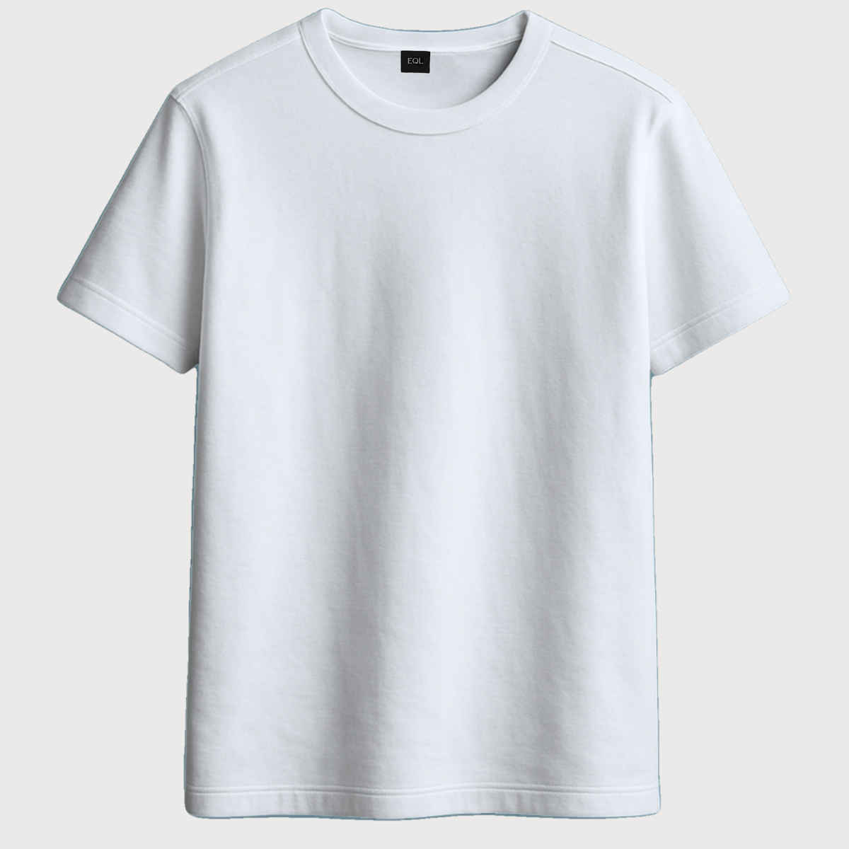 EQL Unisex Select Cotton Lycra T-Shirt | White - S