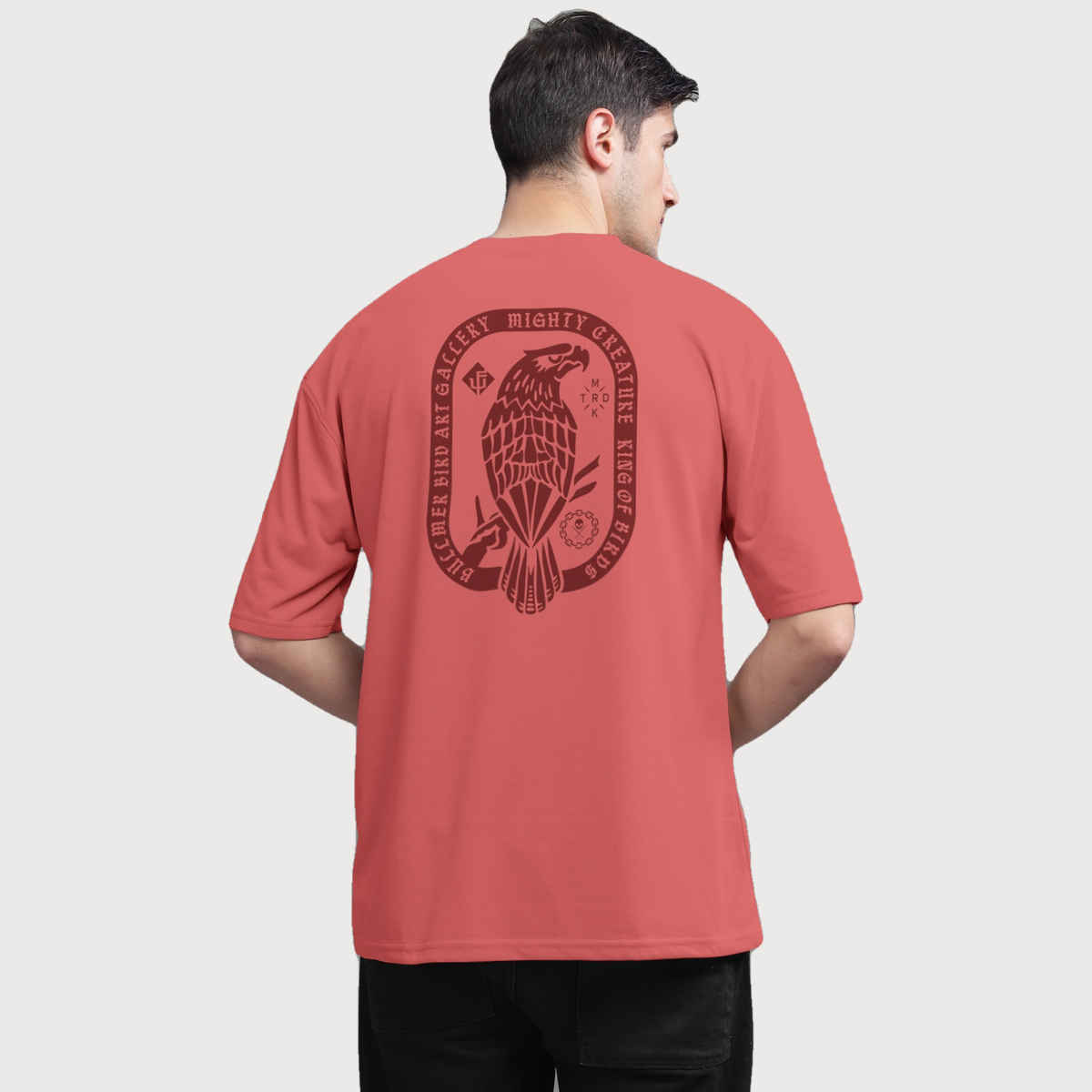 Bullmer Men's T-shirt Round Neck Printed | Red | S