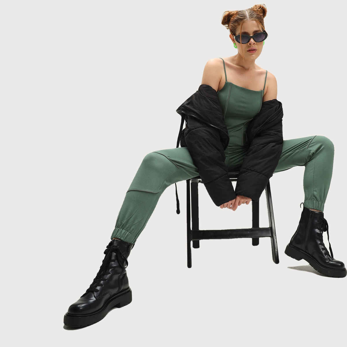 Cava Women's Top Corset Reflex | Shanghai Green - L