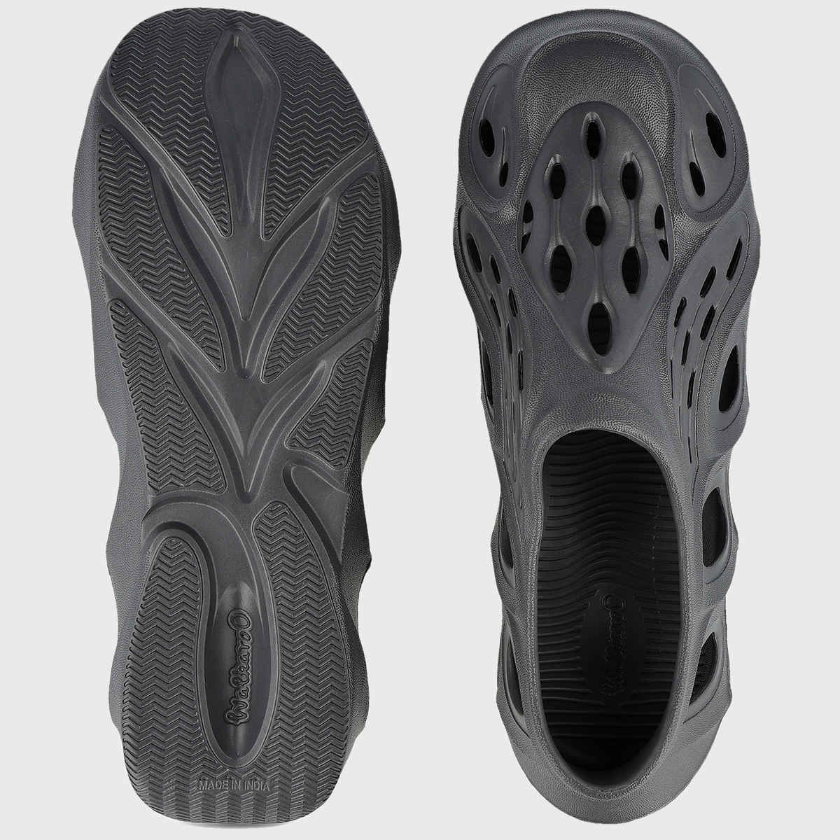 Walkaroo Men's Superclogs - WC8710 Dark Grey UK6