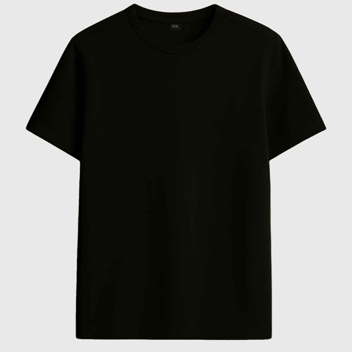 EQL Unisex Select Cotton Lycra T-Shirt | Black - XL