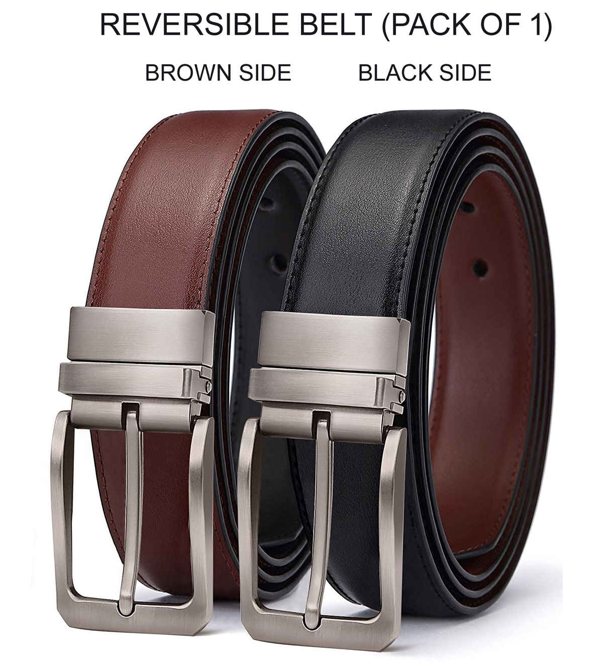 ZORO Men's Vegan Leather Belt & Wallet Combo | Fits up to 40 Waist