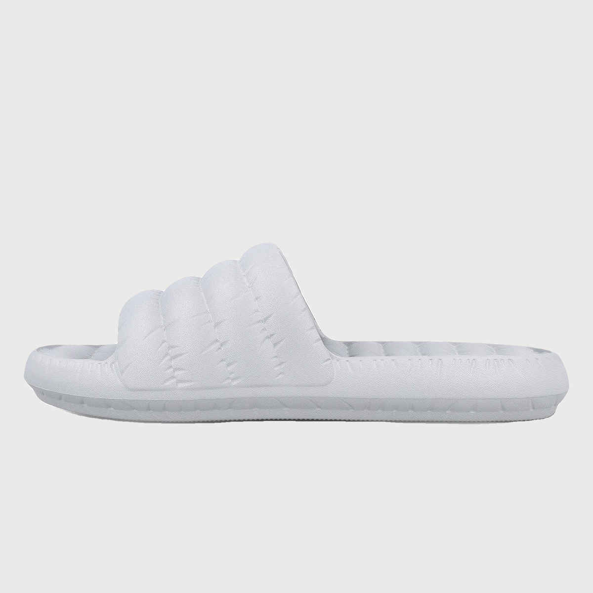 Walkaroo Men's Flip Flop Sliders | WC8770 Light Grey | UK 8