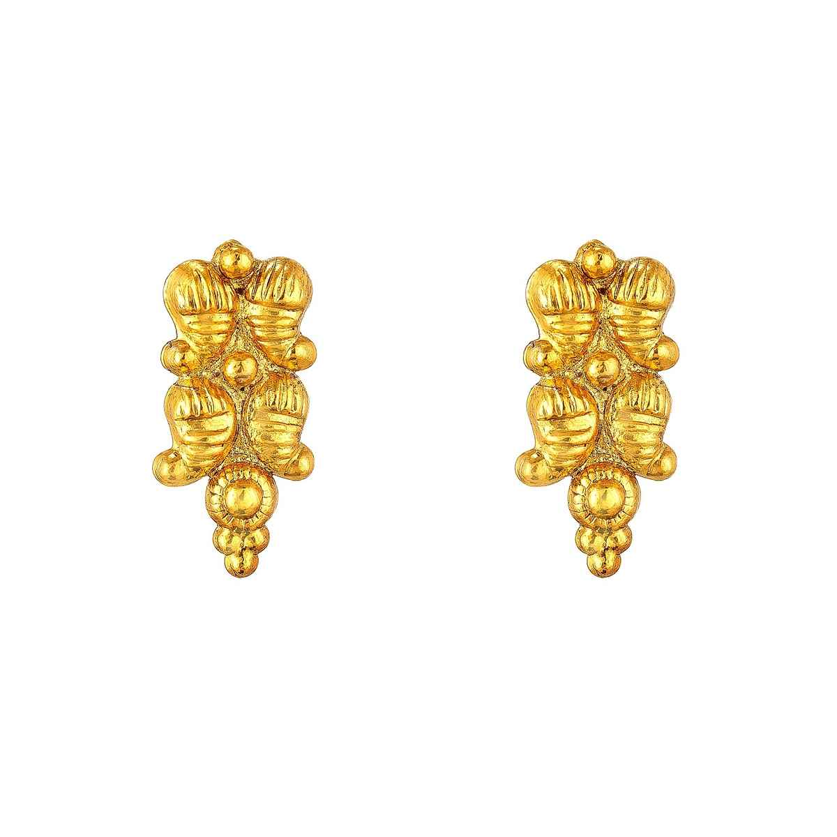 Aadita Gold Plated Necklace Set for Women - Traditional Indian Bridal Jewelry with Earrings