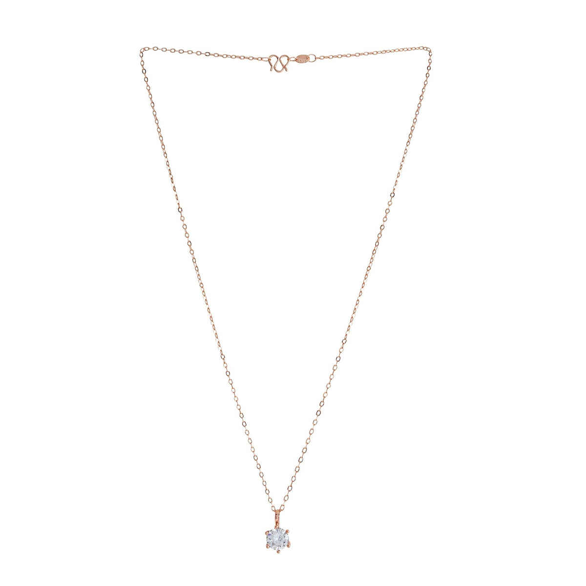 Joker & Witch Zelda Rosegold Rhinestone Necklace