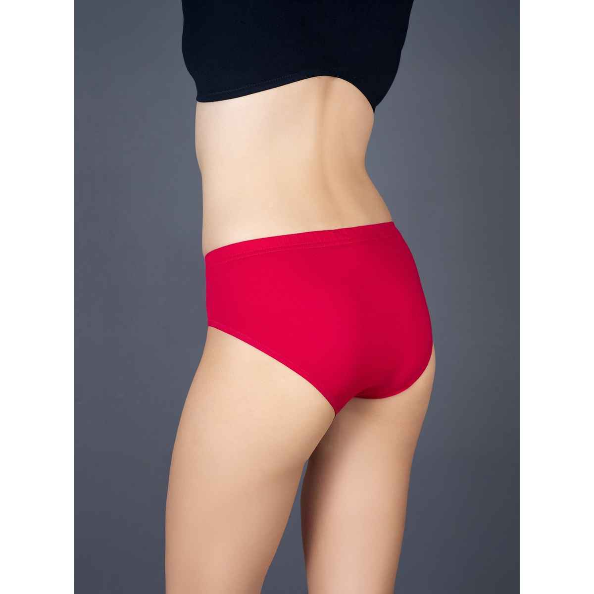 Lux Cozi Her Pure Cotton Hipster Panty | Multicolor | Size-85 | Pack Of 6